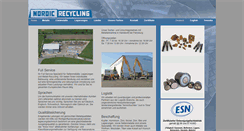 Desktop Screenshot of nordic-recycling.de